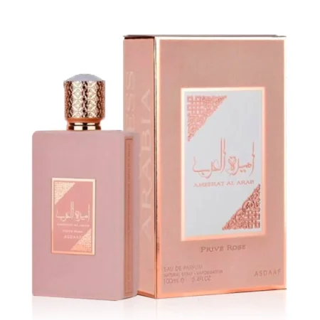 eau de parfum ameerat al arab prive rose 100ml asdaaf