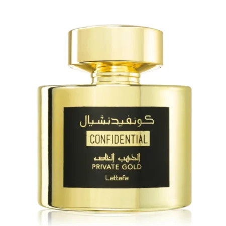 eau de parfum confidential private gold 100ml lattafa